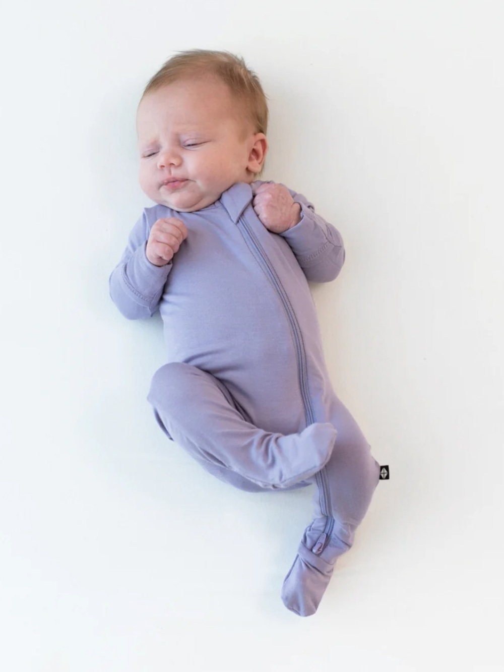 Kyte BABY Taro Purple Zippered Footie - Kids One Pieces Footies